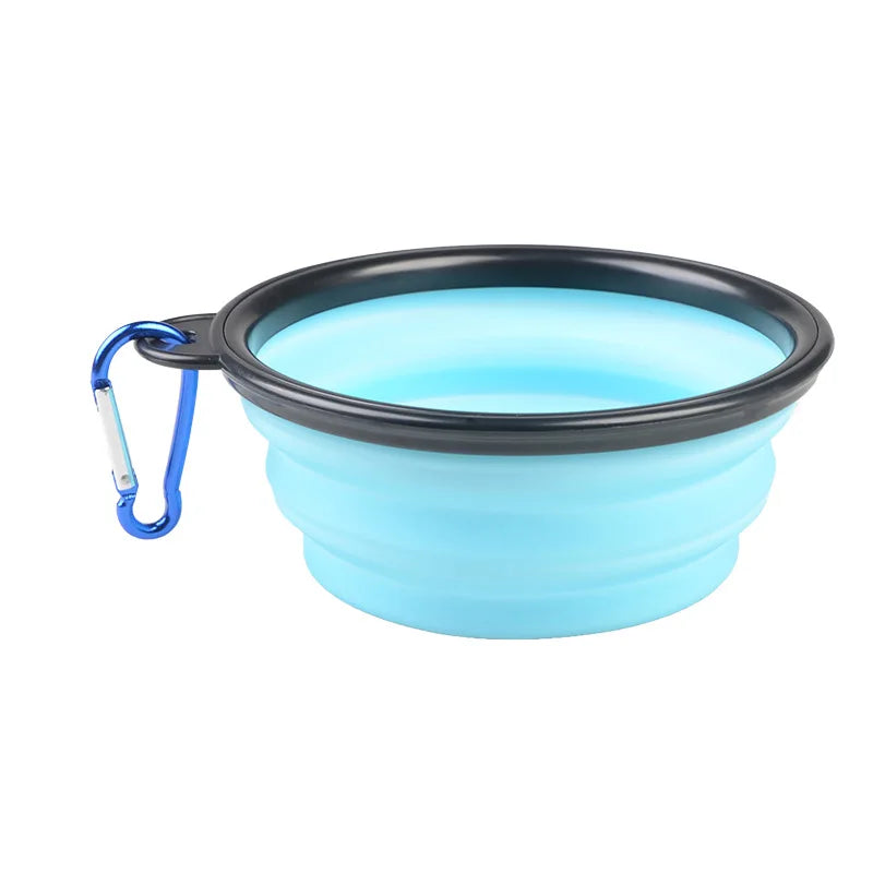 Collapsible Dog Folding Silicone Travel Pet Bowl