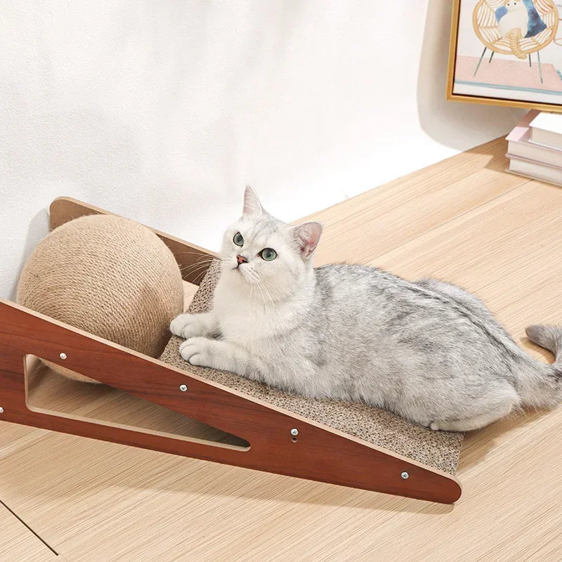 New Cat scratching board with scratching vertical ball