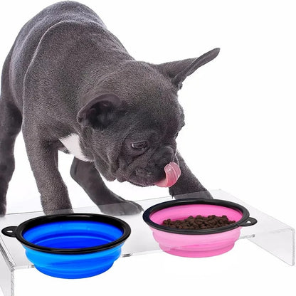 Collapsible Dog Folding Silicone Travel Pet Bowl